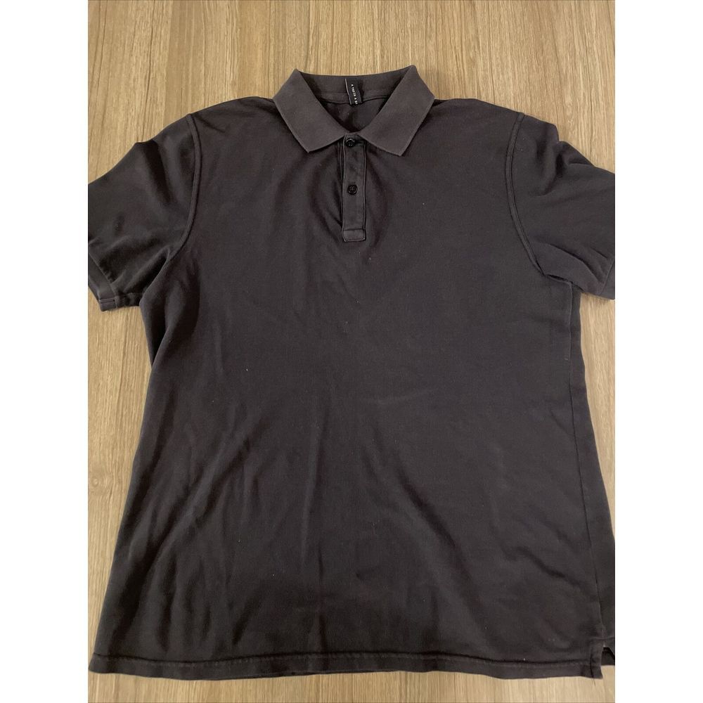 04651/ A Trip In A Bag Jersey Polo Shirt Navy‎ Blue 100% Cotton Size Medium